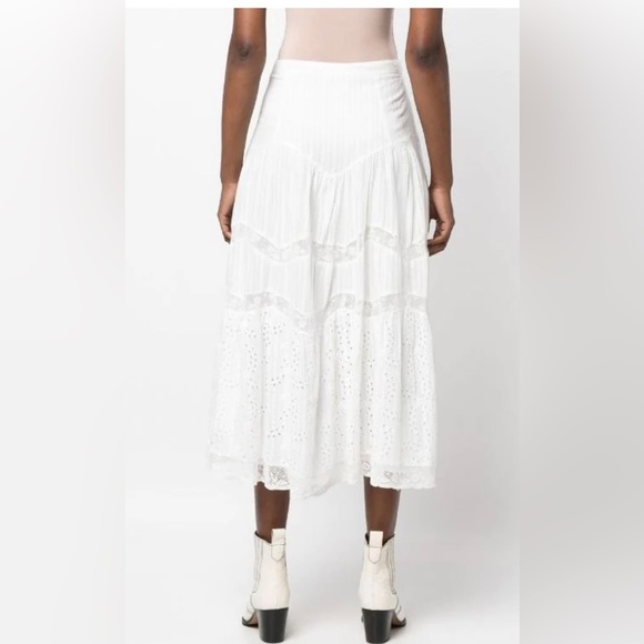 LoveSackFancy lace-trimmed midi dress 2 - Picture 4 of 5